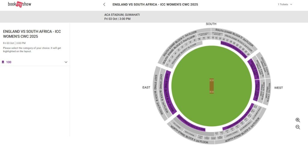 Purchase Tickets For The ICC Women’s World Cup 2025