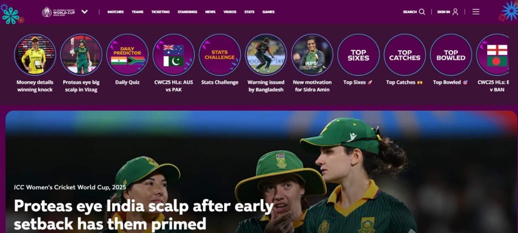  ICC Website
