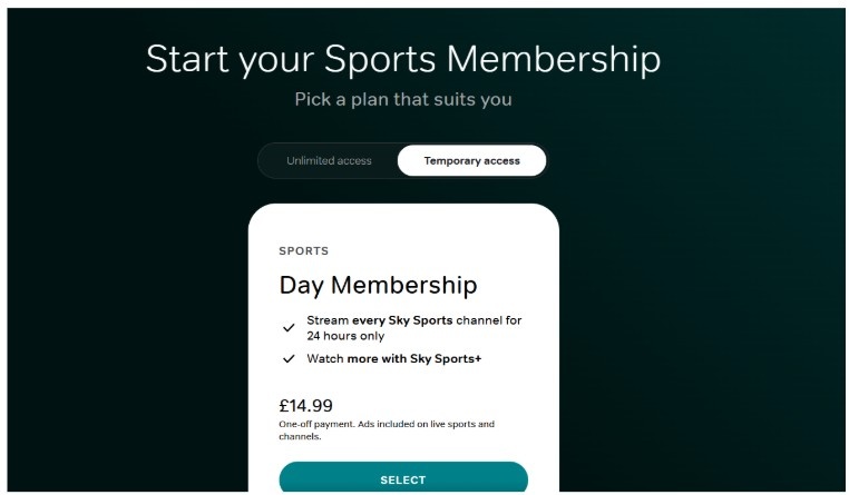 Sports Day Membership Sports Day Membership