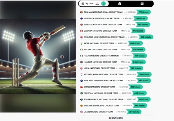 Ticombo website search bar Ticombo website search bar