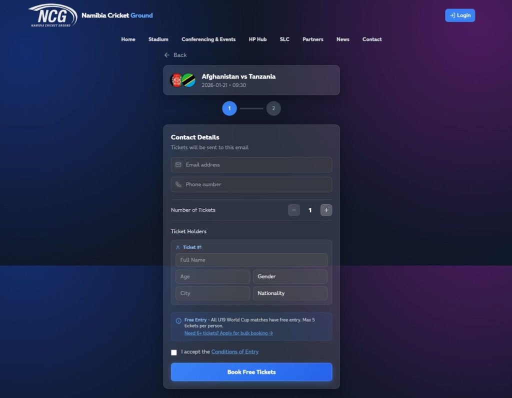 ICC U19 World Cup 2026 Tickets Step-by-Step Booking Process ICC U19 World Cup 2026 Tickets Step-by-Step Booking Process