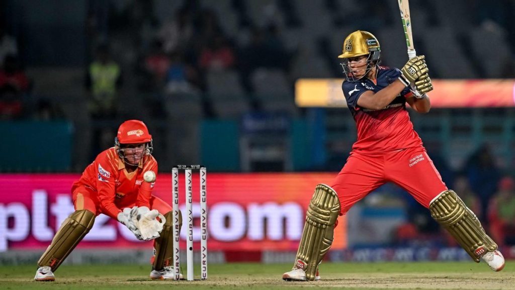 RCB Women – 202/4 vs GG Women RCB Women – 202/4 vs GG Women