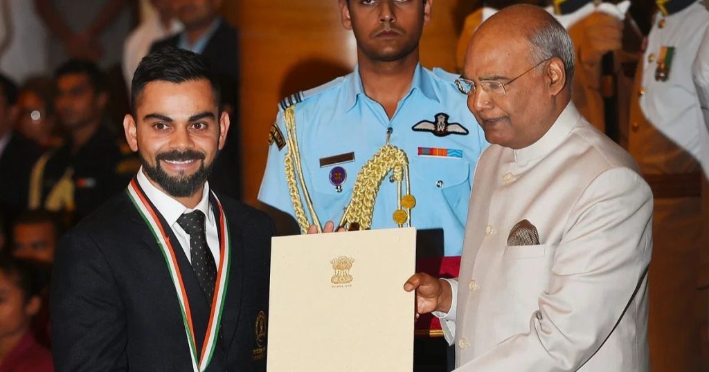 Virat Major Awards and Honours Comparison Virat Major Awards and Honours Comparison