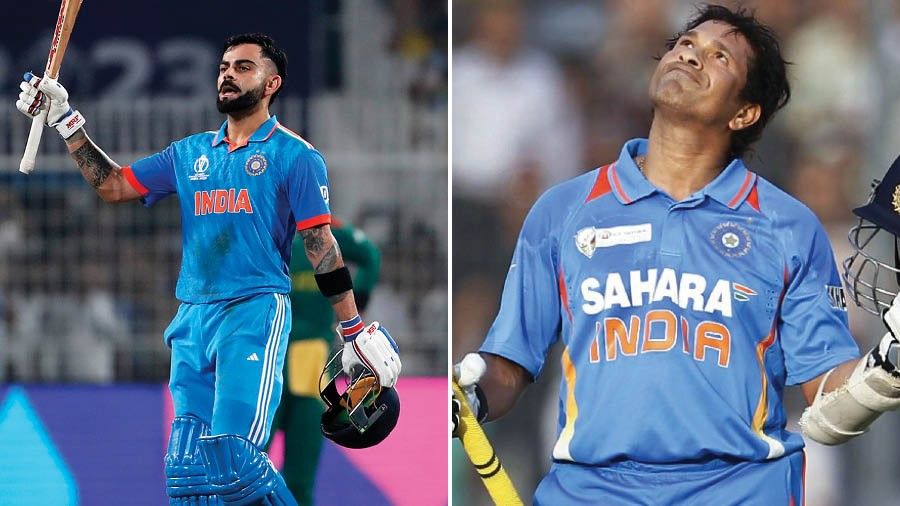 Virat and Sachin Overall Career Comparison Virat and Sachin Overall Career Comparison