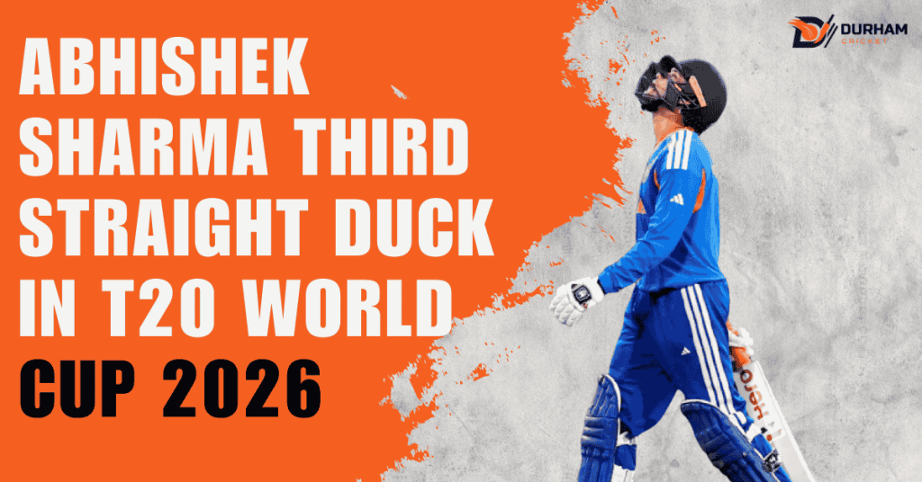 Abhishek Sharma Third Straight Duck in T20 World Cup 2026