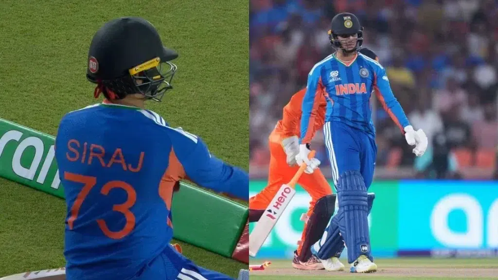 Abhishek Sharma Wearing Siraj's Jersey Abhishek Sharma Wearing Siraj's Jersey