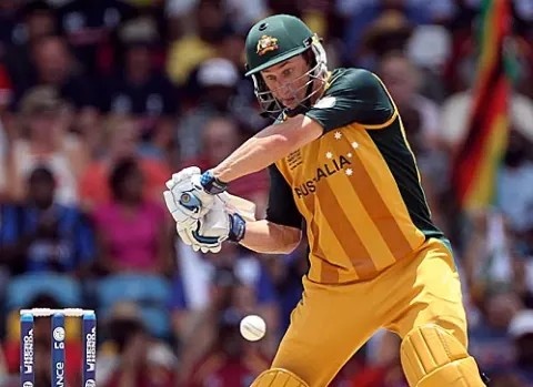 David Hussey: 59 (54) vs England David Hussey: 59 (54) vs England