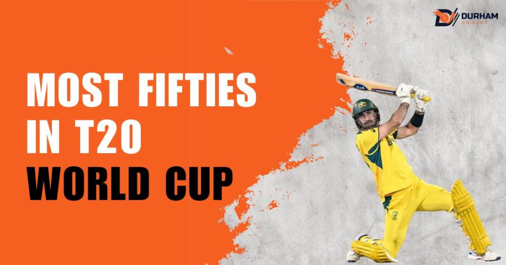 Most Fifties In Men's T20 World Cup