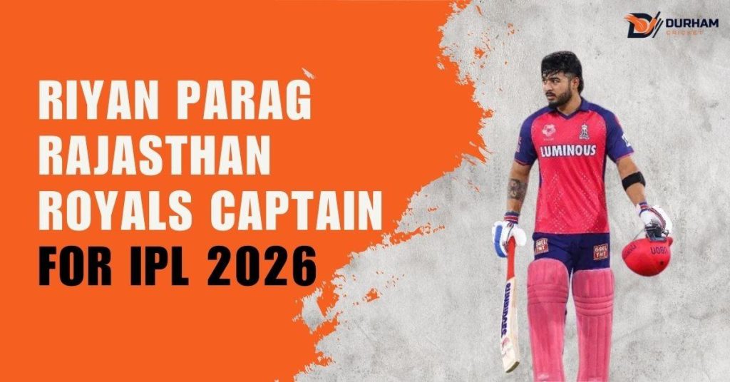 Riyan Parag Named Rajasthan Royals Captain For IPL 2026