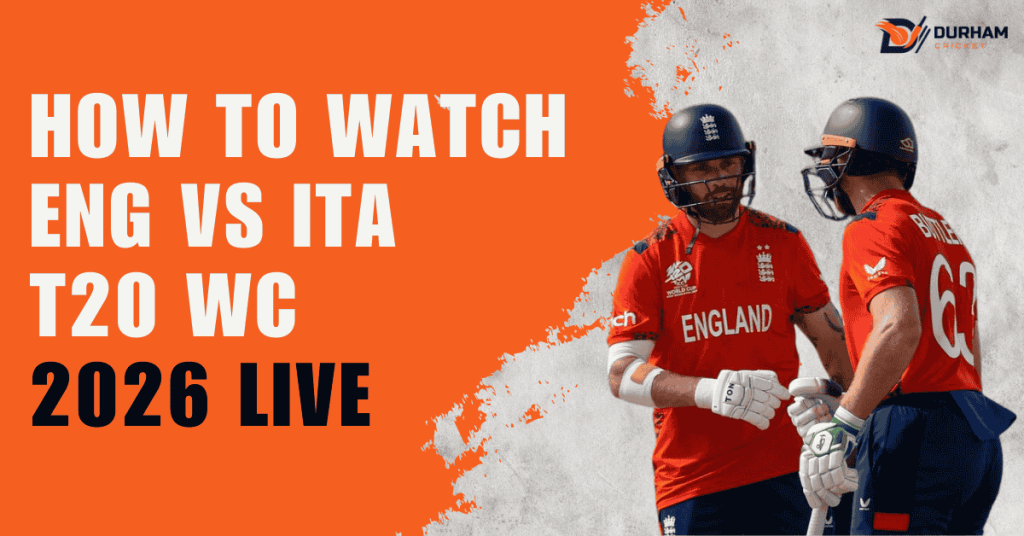 How To Watch ENG vs ITA T20 WC 2026 Live? (Streaming Guide)