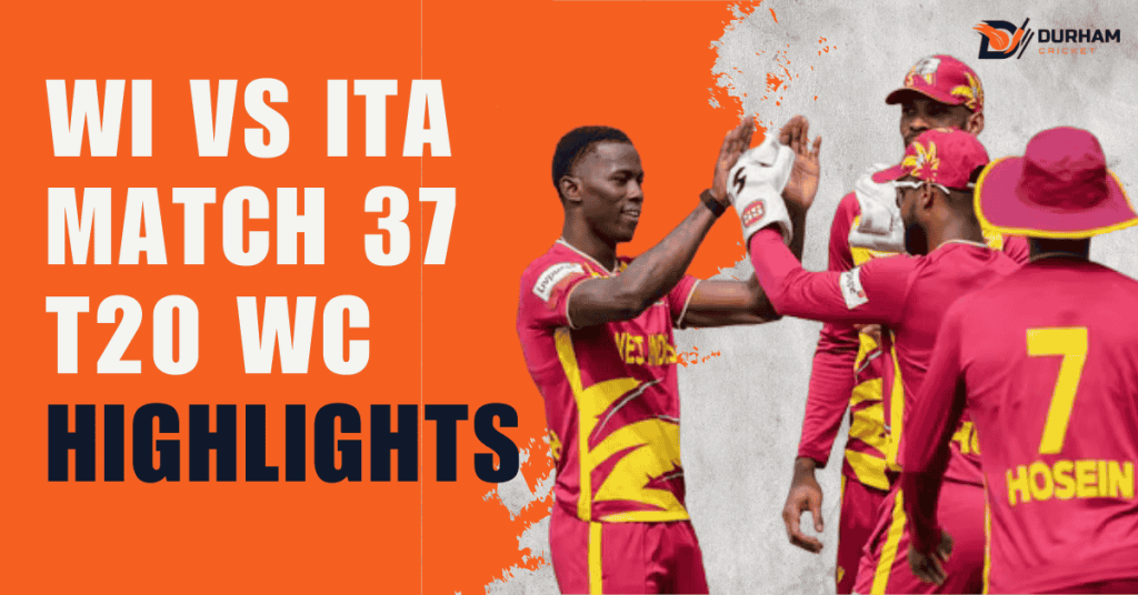 WI vs ITA Match 37 T20 WC Highlights