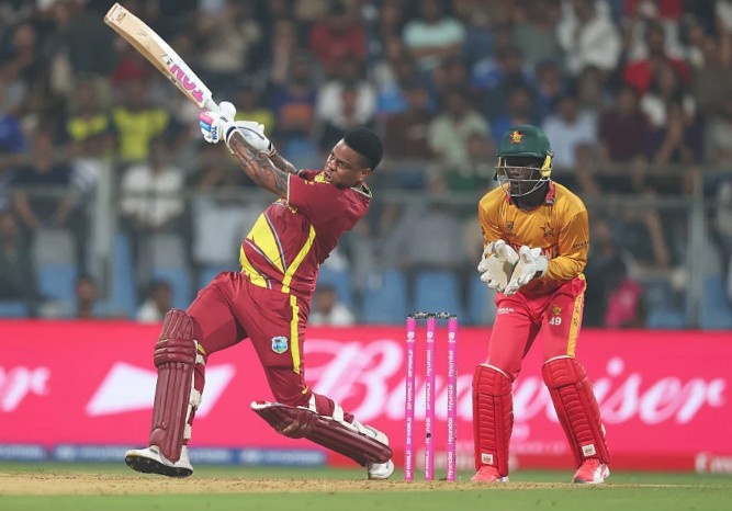 West Indies vs Zimbabwe highest team total in 2026 West Indies vs Zimbabwe highest team total in 2026