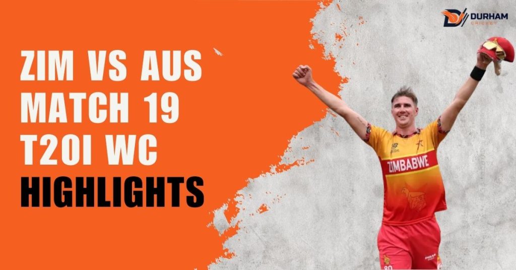 ZIM vs AUS Match 19 T20I WC Highlights