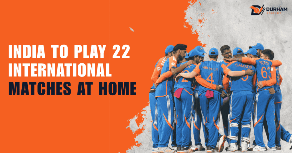 India to Play 22 International Matches at Home