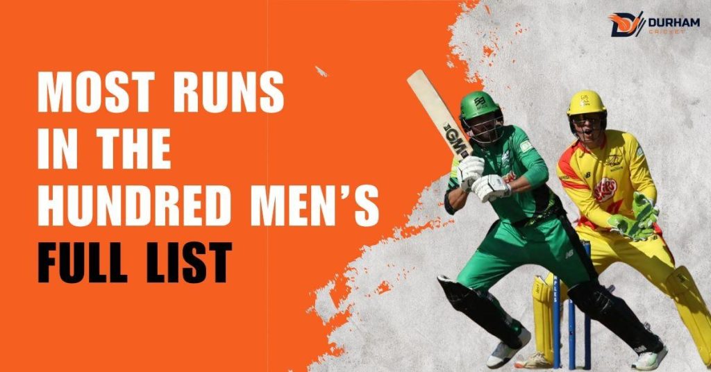 Most Runs In The Hundred Men’s