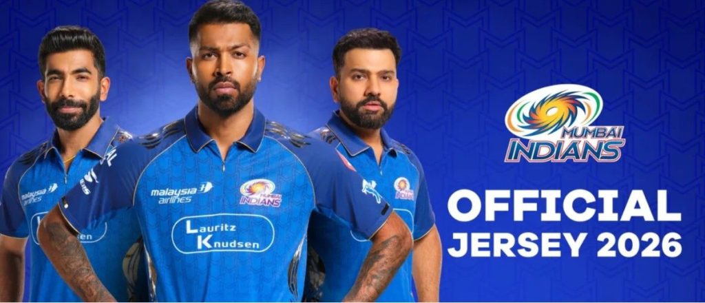 Mumbai Indians Reveal IPL 2026 Jersey 