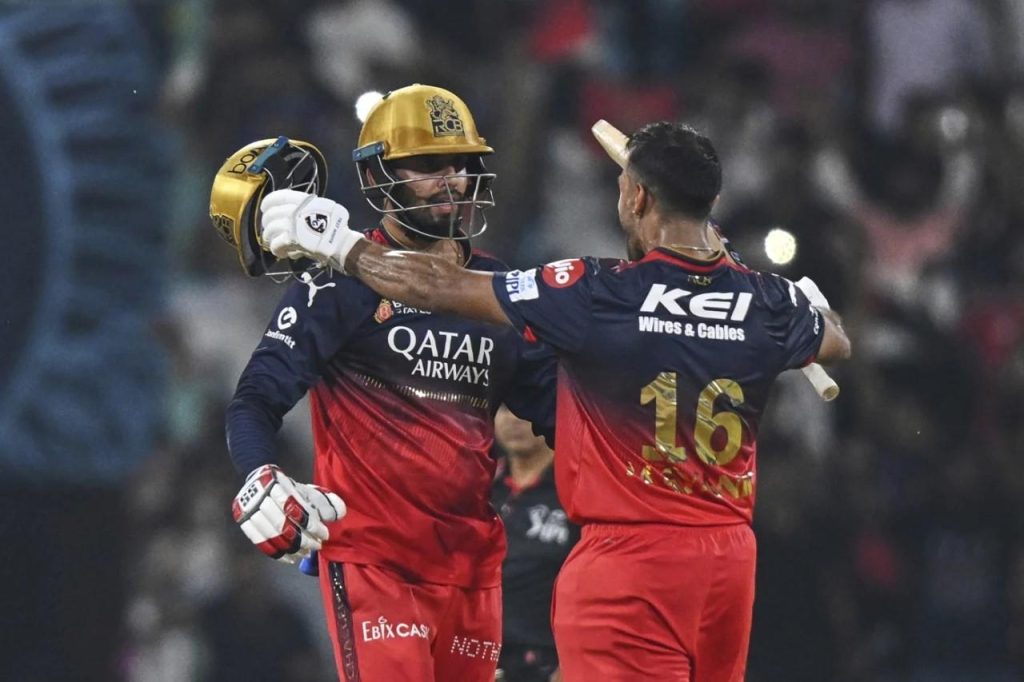 RCB vs LSG: 230/4 RCB vs LSG: 230/4