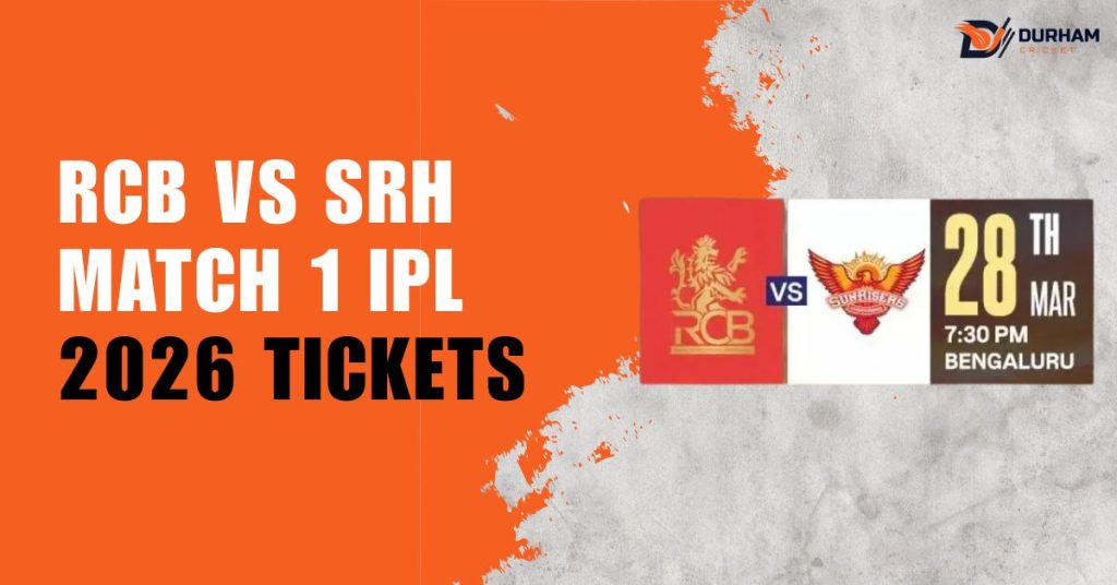 RCB vs SRH Match 1 IPL 2026 Tickets