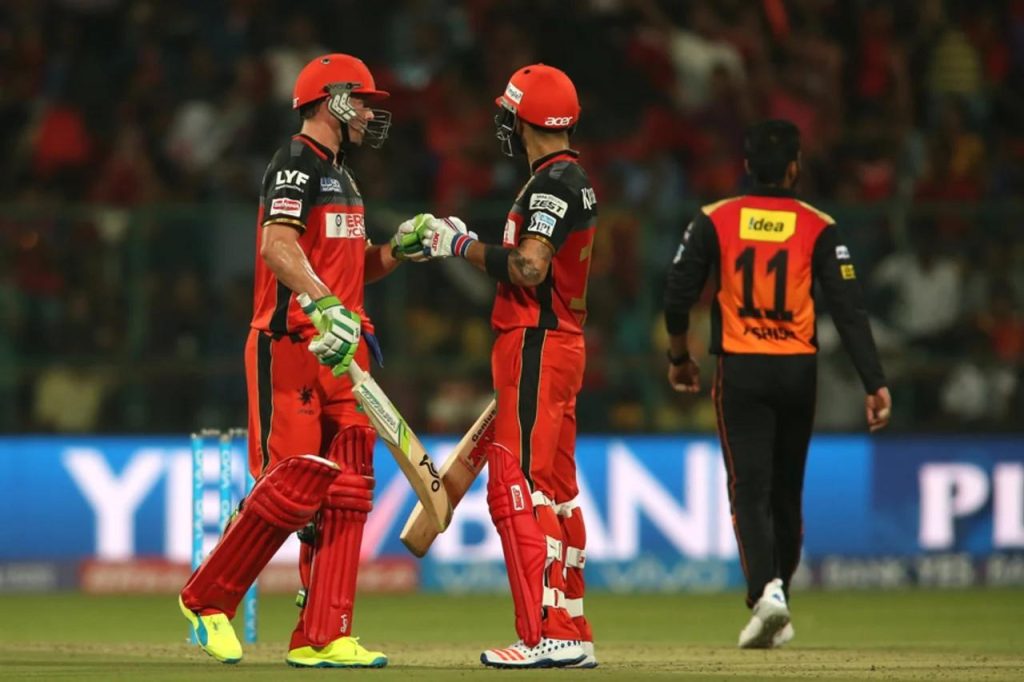 RCB vs SRH: 227/4 RCB vs SRH: 227/4