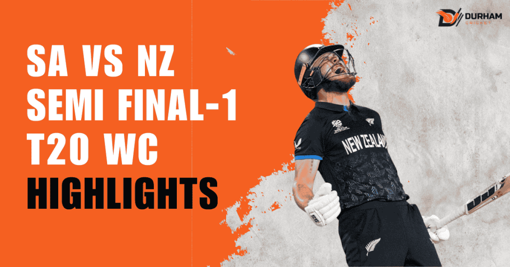 SA vs NZ Semi Final-1 T20 WC Highlights: NZ Won by 9 Wickets Finn Allen 33 ball century