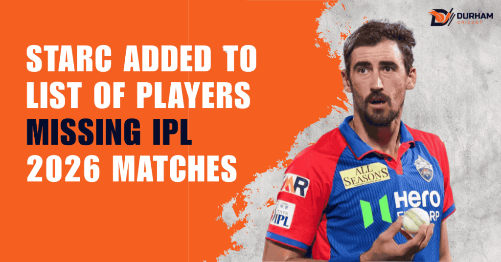 Starc to Miss IPL 2026