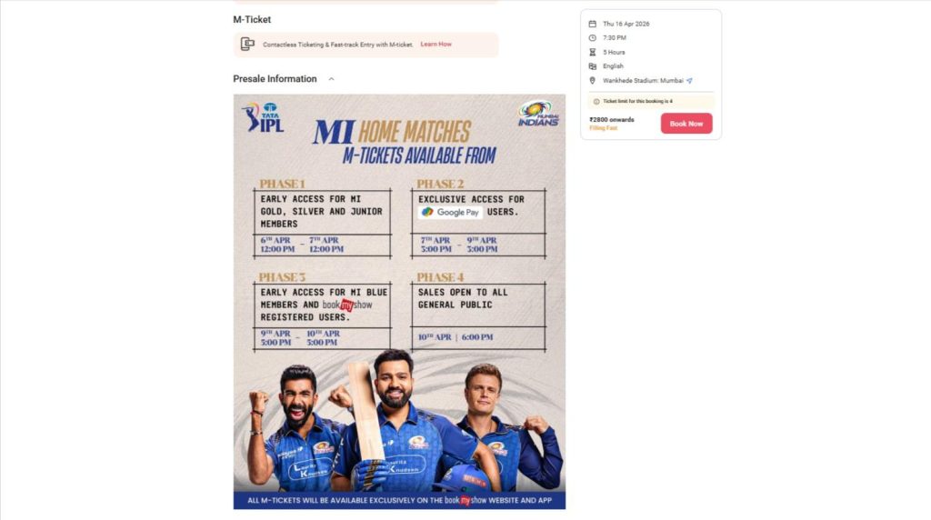 Booking Phase Booking Phase