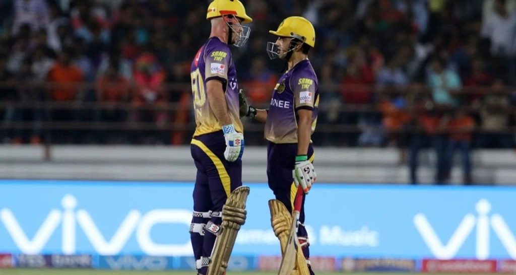 Chris Lynn & Gautam Gambhir vs Gujarat Lions Chris Lynn & Gautam Gambhir vs Gujarat Lions