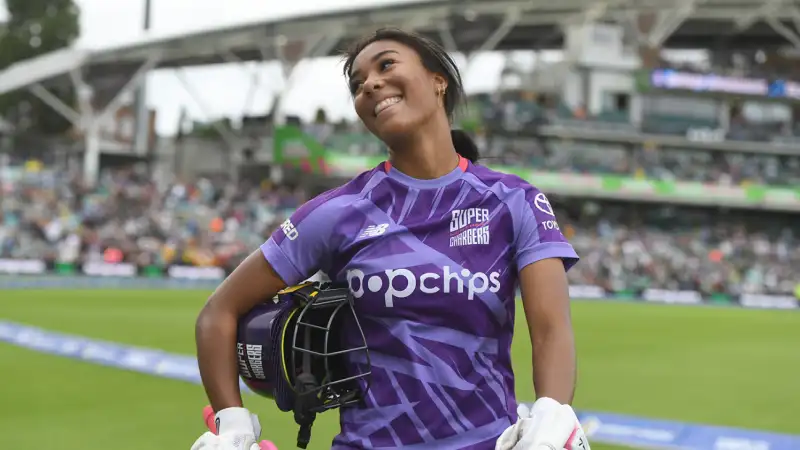 Davina Perrin: 101 off 43 balls Davina Perrin: 101 off 43 balls