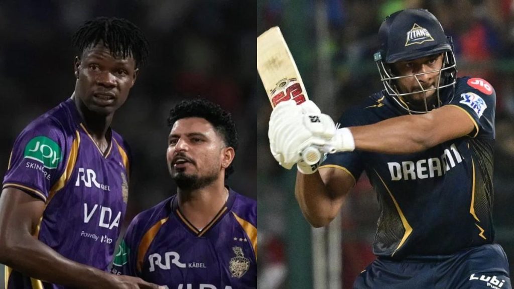 GT vs KKR Impact Player List IPL 2026 Match 25