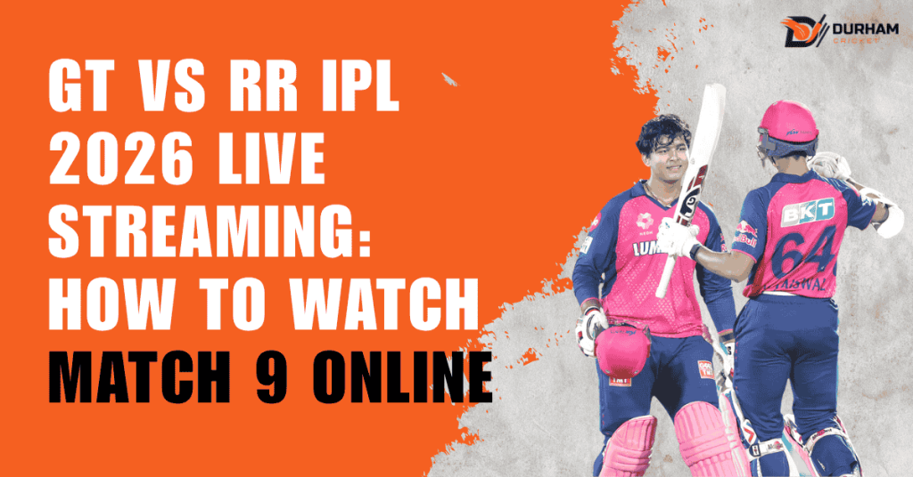 GT vs RR IPL 2026 Live Streaming: How to Watch Match 9 Online