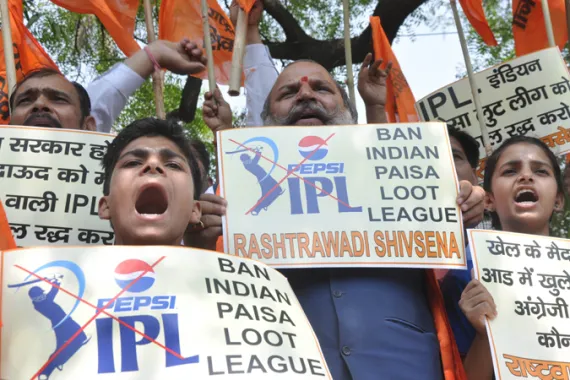 People Protesting Against IPL People Protesting Against IPL