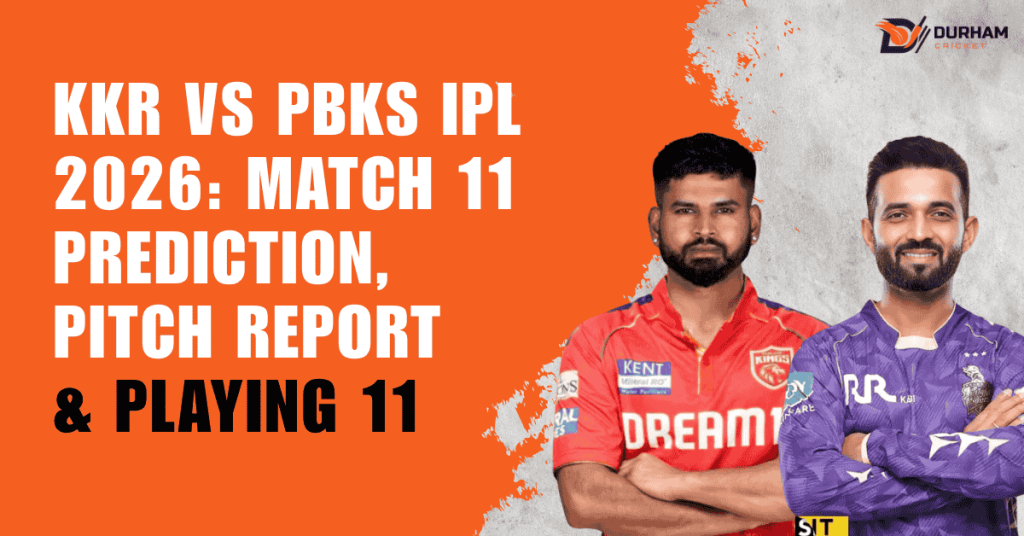 KKR vs PBKS IPL 2026: Match 11 Prediction, Pitch Report & Playing 11