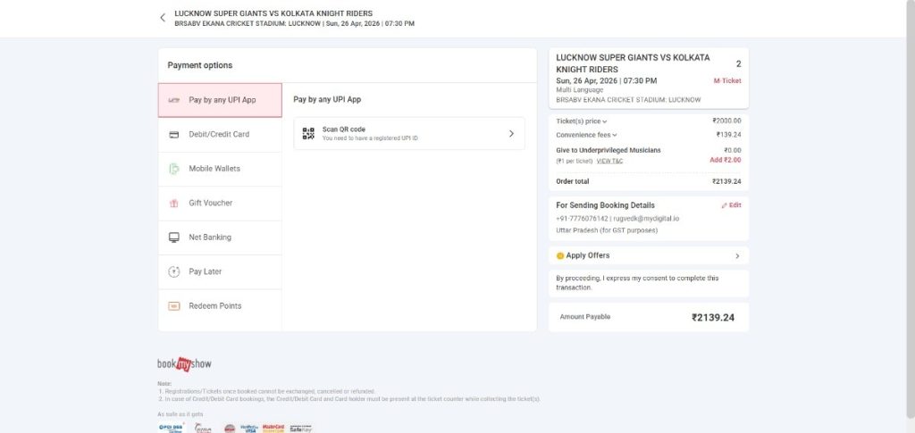 Select Payment Method Select Payment Method