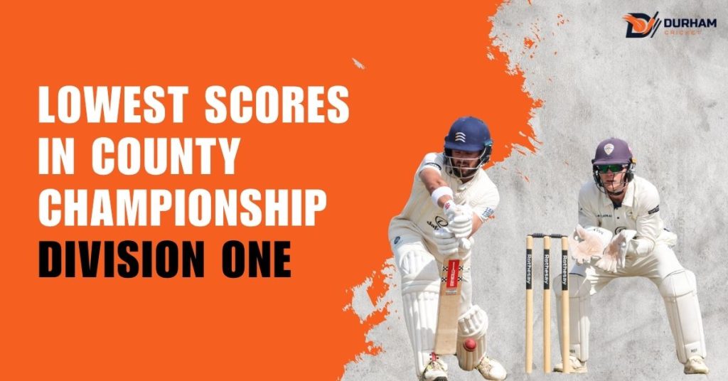 Lowest Scores In County Championship Div One
