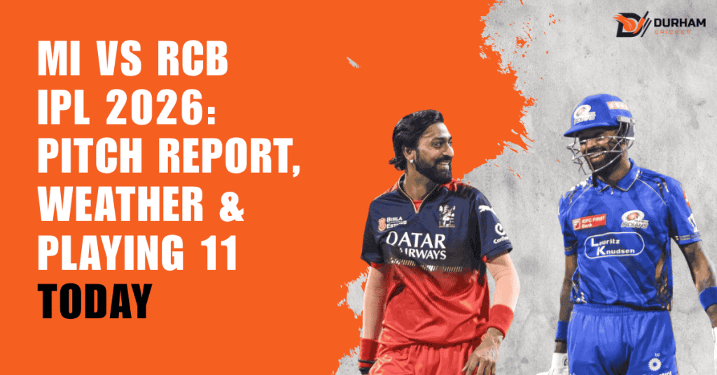 MI vs RCB IPL 2026: Pitch Report, Weather & Playing 11 Today