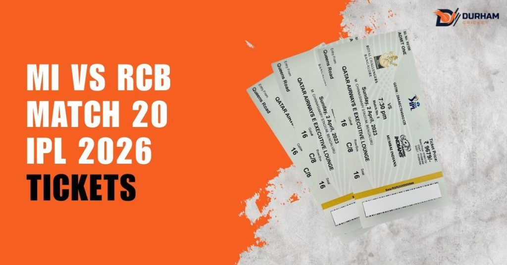 MI vs RCB Match 20 IPL 2026 Tickets