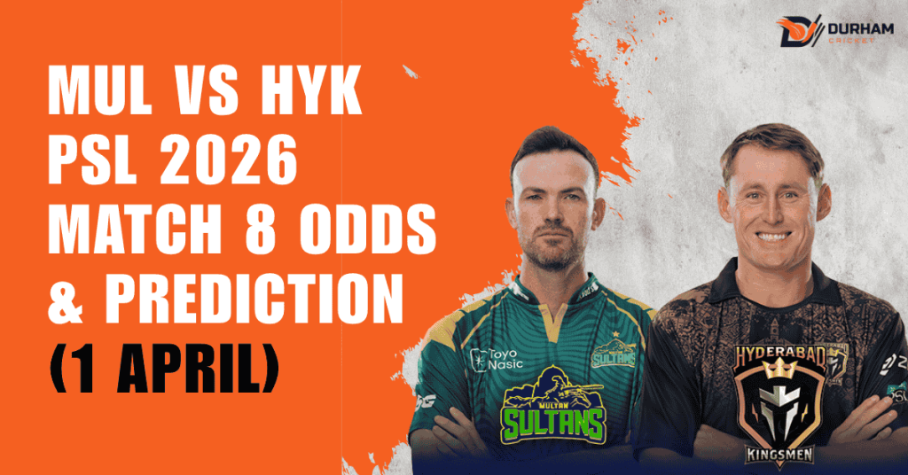 MUL vs HYK PSL 2026 Match 8 Odds & Prediction (1 April)