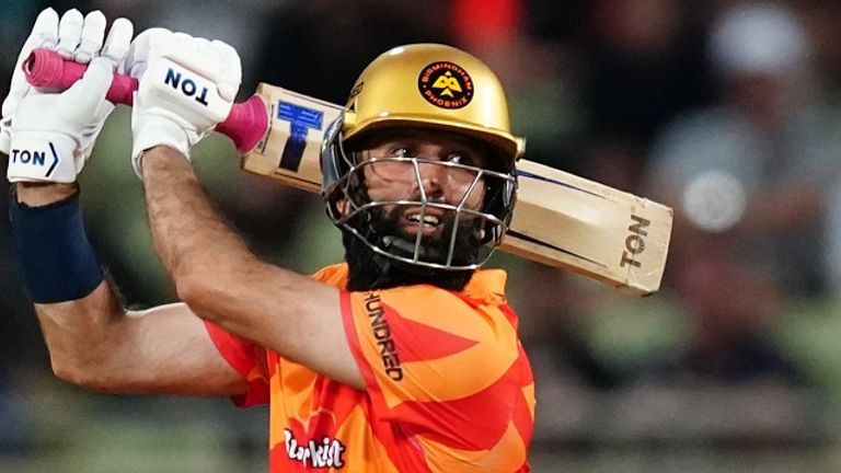 Moeen Ali Birmingham Phoenix The Hundred Moeen Ali Birmingham Phoenix The Hundred