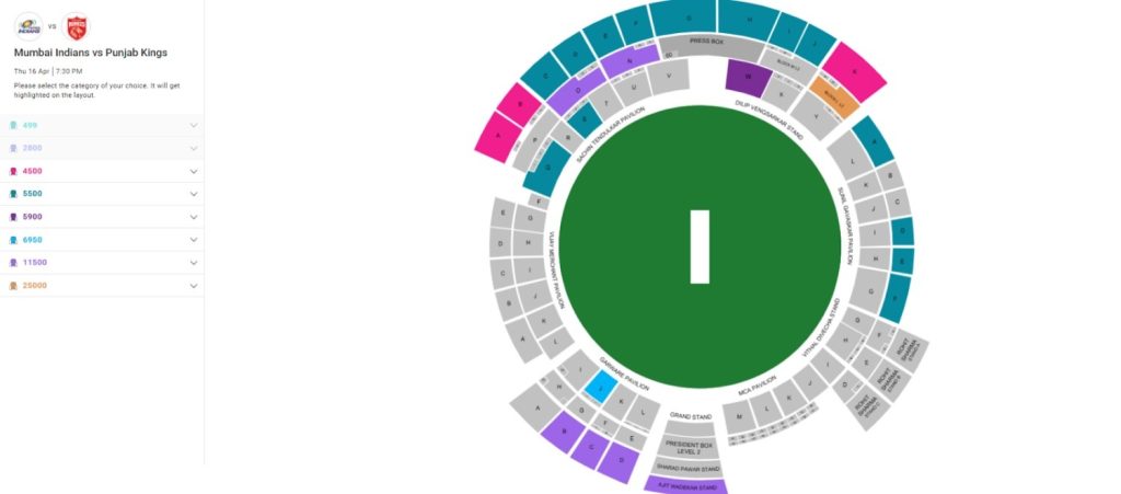 Select Available Seats Select Available Seats