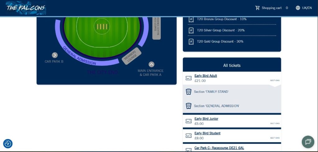Select your section. Select your section.