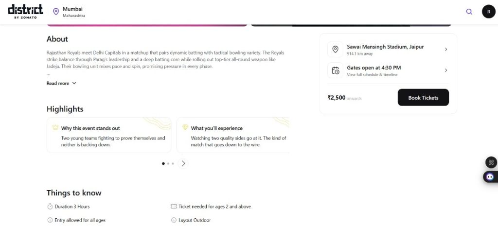 Book Tickets Book Tickets