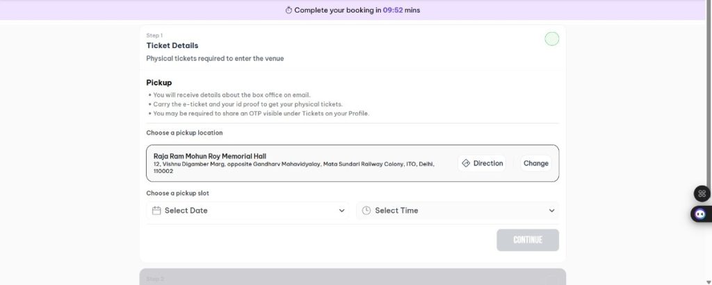 Review Pick up Details Review Pick up Details