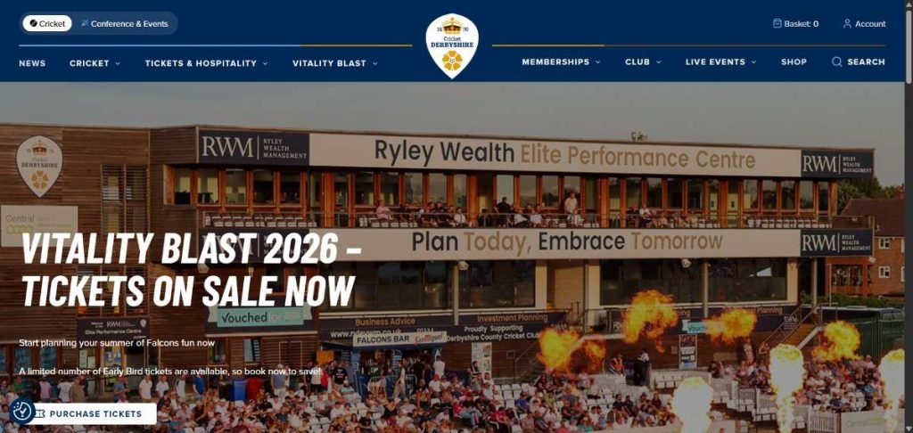 Vitality Blast Tickets Home Page